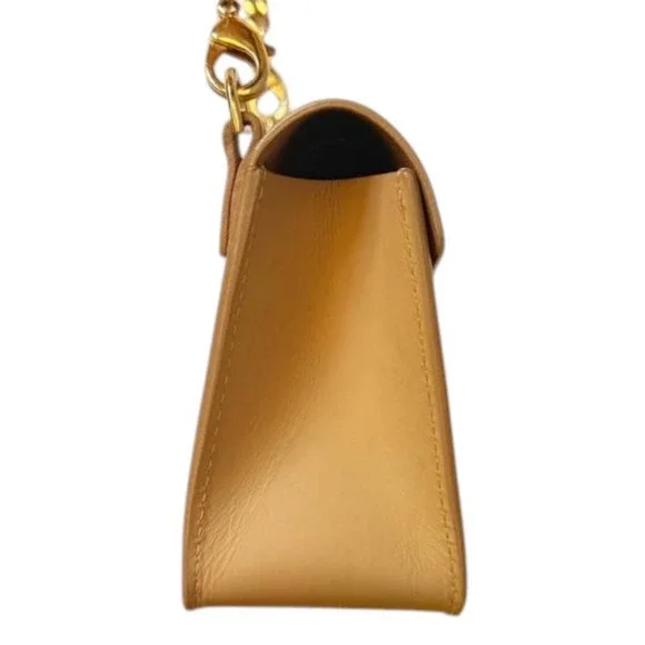 Sophie Hulme Beige/Brown Leather Crossbody Bag